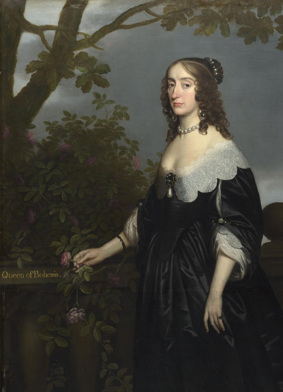 Elizabeth Stuart, dronning af Bøhmen af Gerard van Honthorst