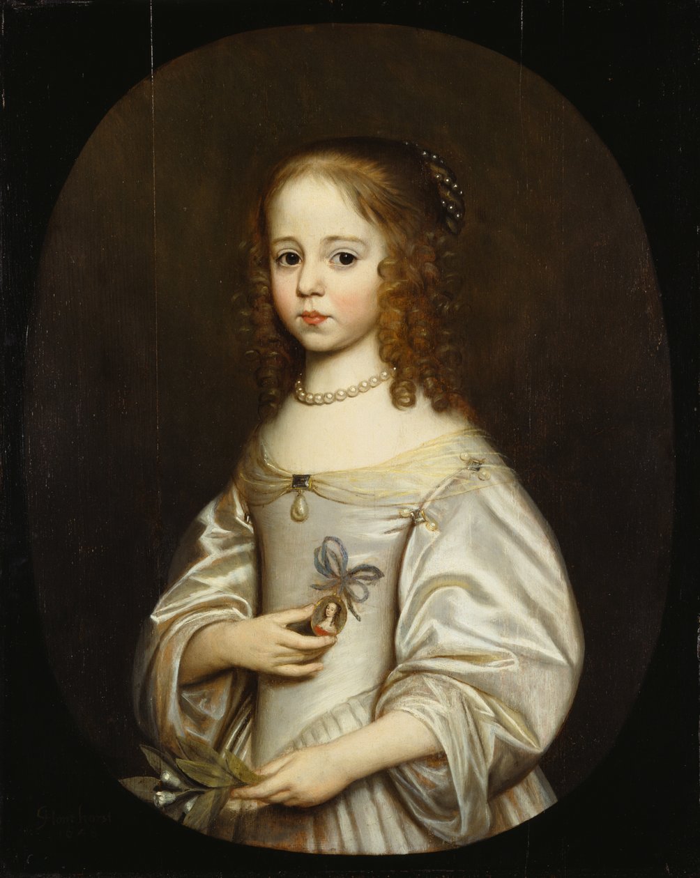 Prinsesse Maria von Oranien-Nassau (1642-1688) af Gerard van Honthorst