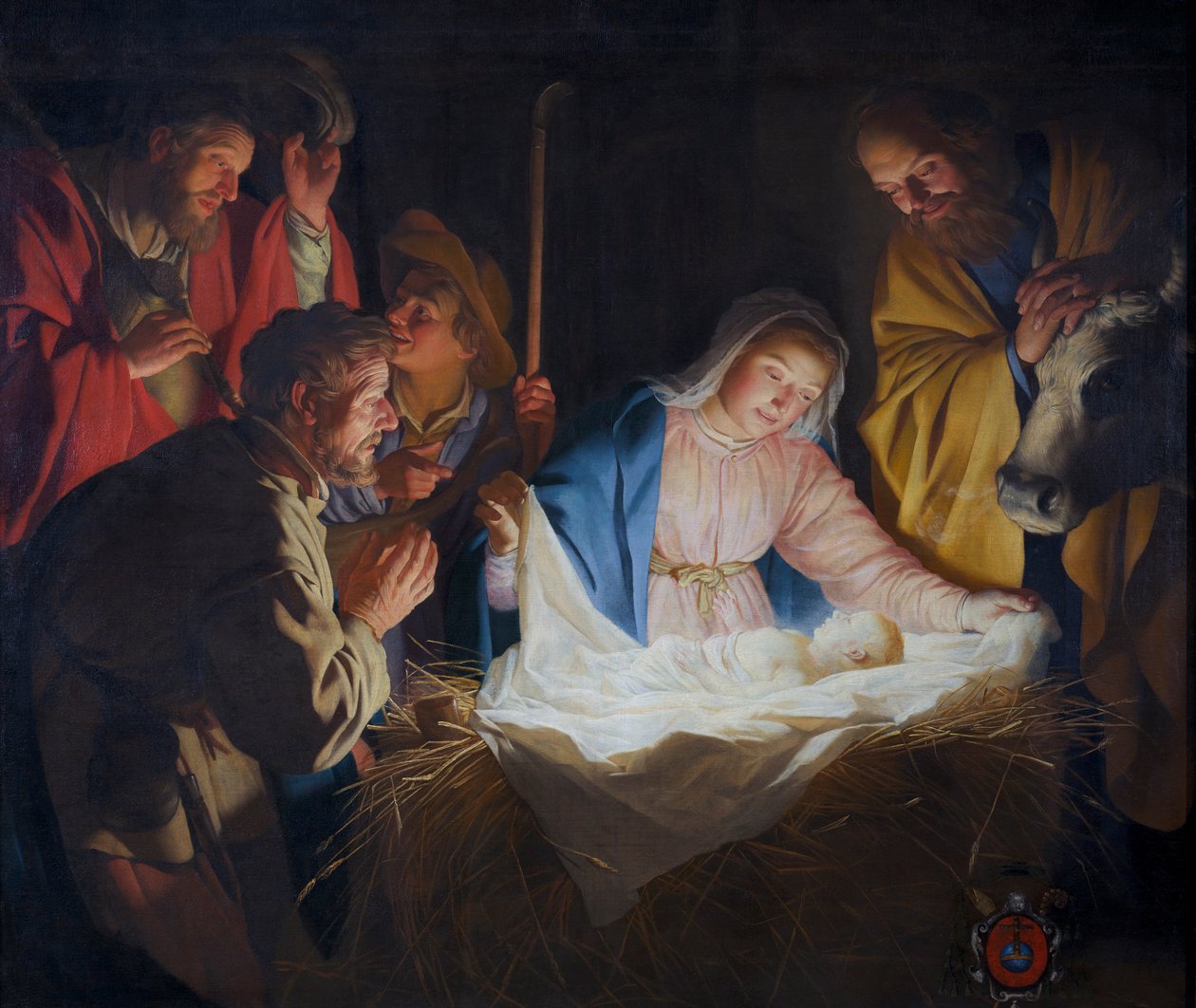 Hyrdernes tilbedelse af Gerard van Honthorst