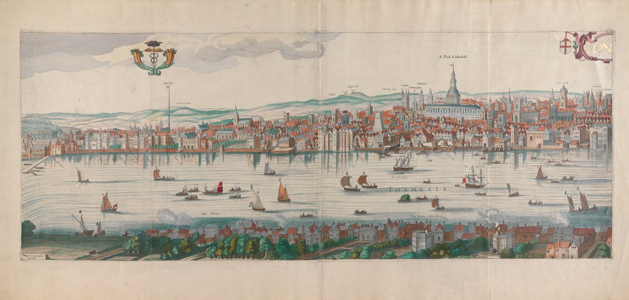 London, panoramaudsigt af Gerard van Keulen