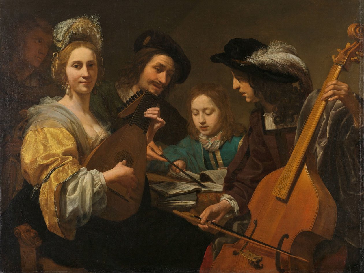 Et musikalsk selskab af Gerard van Kuijl