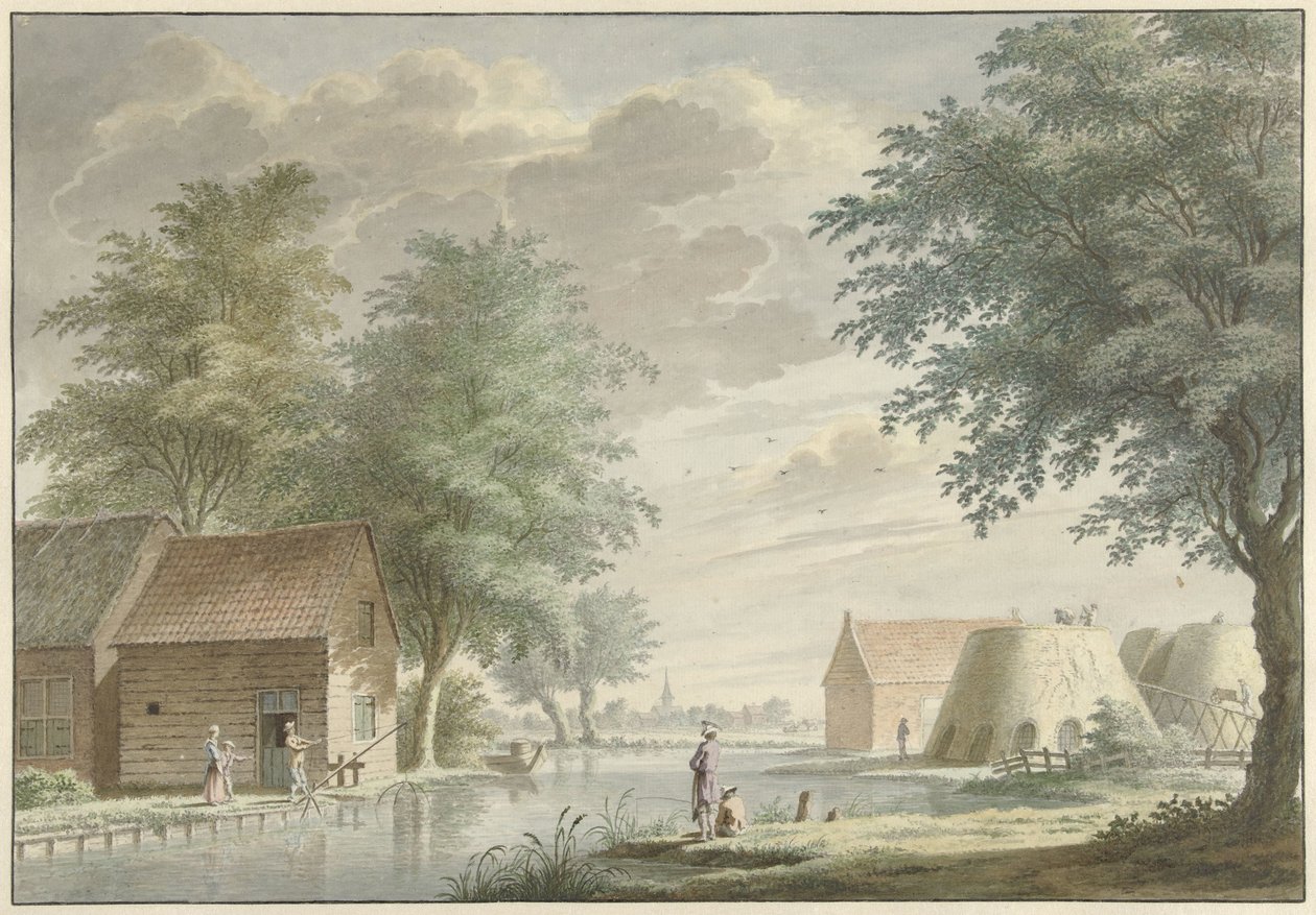 Kalkovne ved Hillegom af Gerard van Rossum