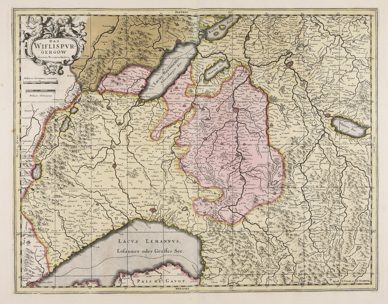 Das Wiflispurgergergow / Gerardo Mercatore auctore af Gerardus Mercator