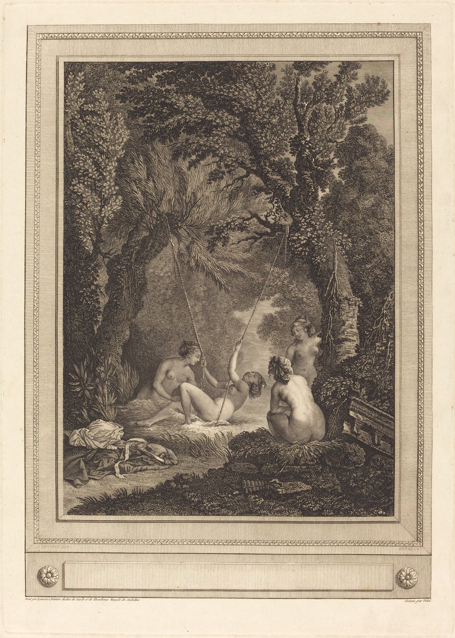 Den mystiske gynge, 1784. af Geraud Vidal