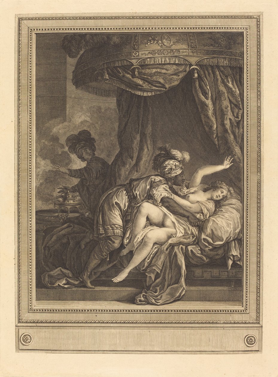 Kongen af ​​Etiopien af Geraud Vidal after Charles Monnet