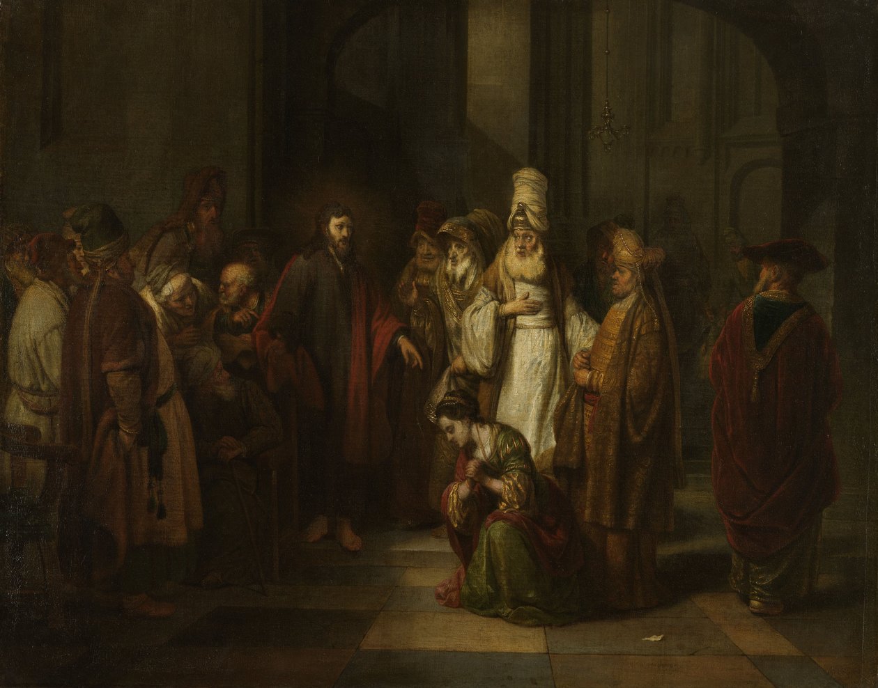 Christus og kvinden i hor af Gerbrand van den Eeckhout  
