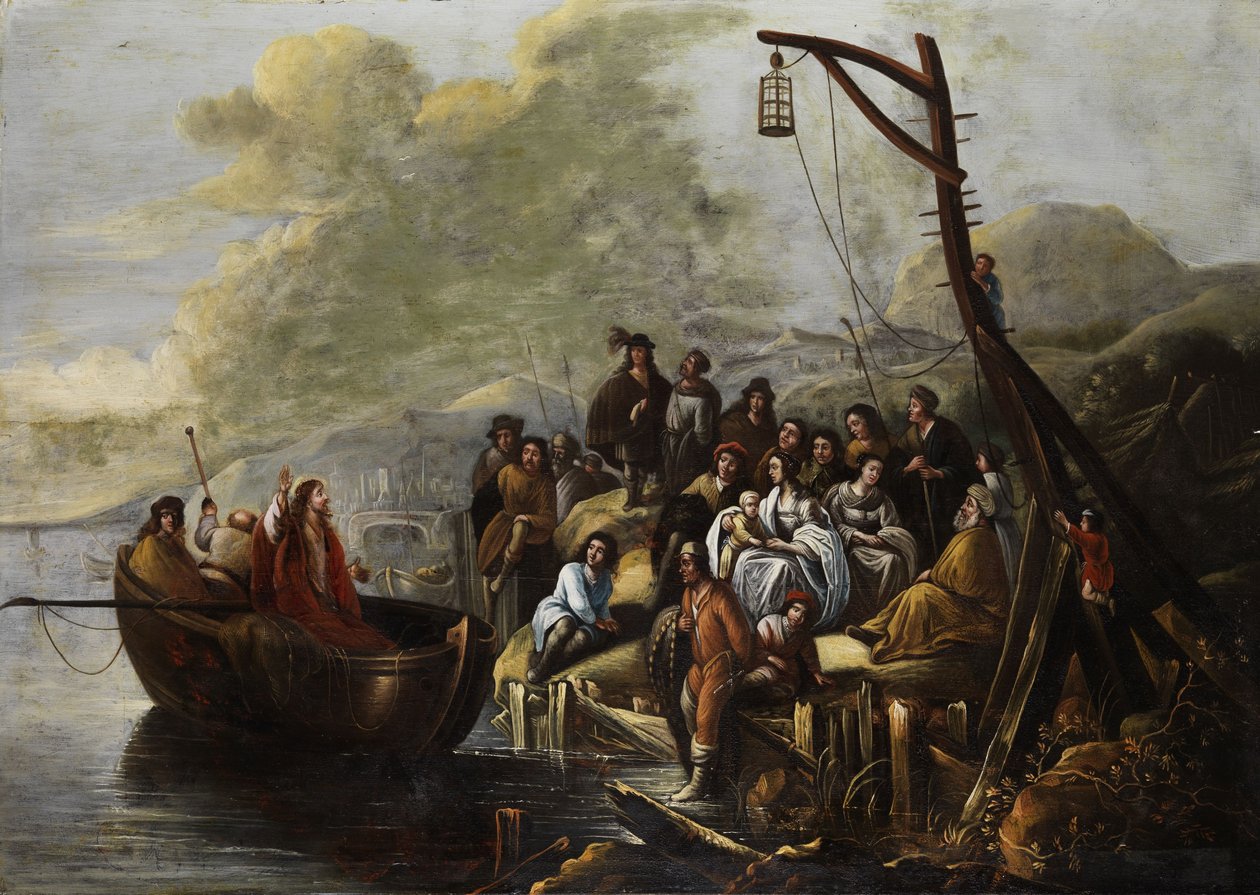 Jesus forkynder ved Galilæas Sø af Gerbrand van den Eeckhout
