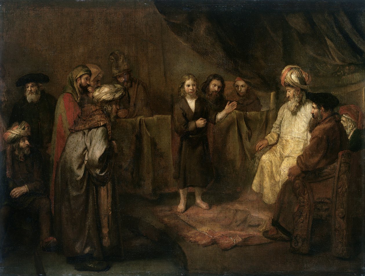 Kristusbarnet i templet af Gerbrand van den Eeckhout