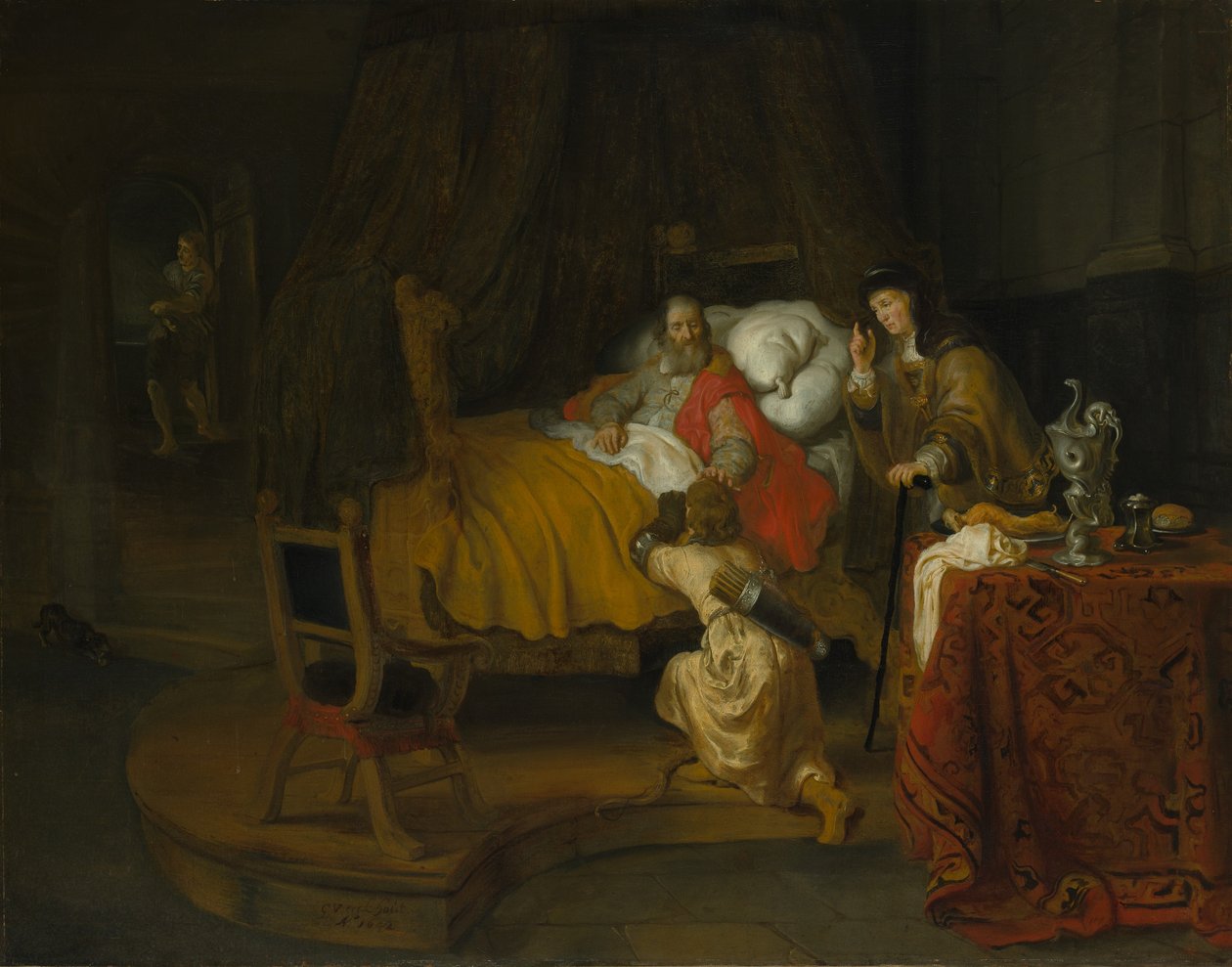 Isaac Blessing Jacob, 1642. af Gerbrand van den Eeckhout