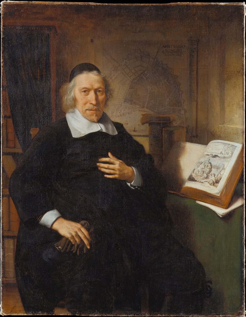 Portræt af Isaac Commelin af Gerbrand van den Eeckhout