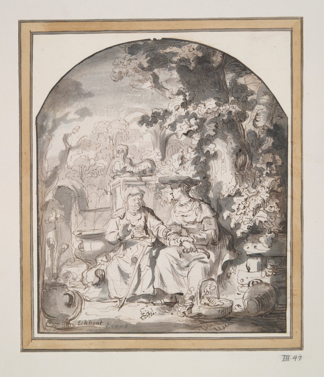 Vertumnus og Pomona af Gerbrand van den Eeckhout