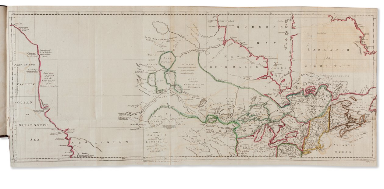 Rejser fra Asien til Amerika for at fuldende opdagelserne af Nordvestkysten af Amerika, London: Thomas Jefferys af Gerhard Friedrich Müller