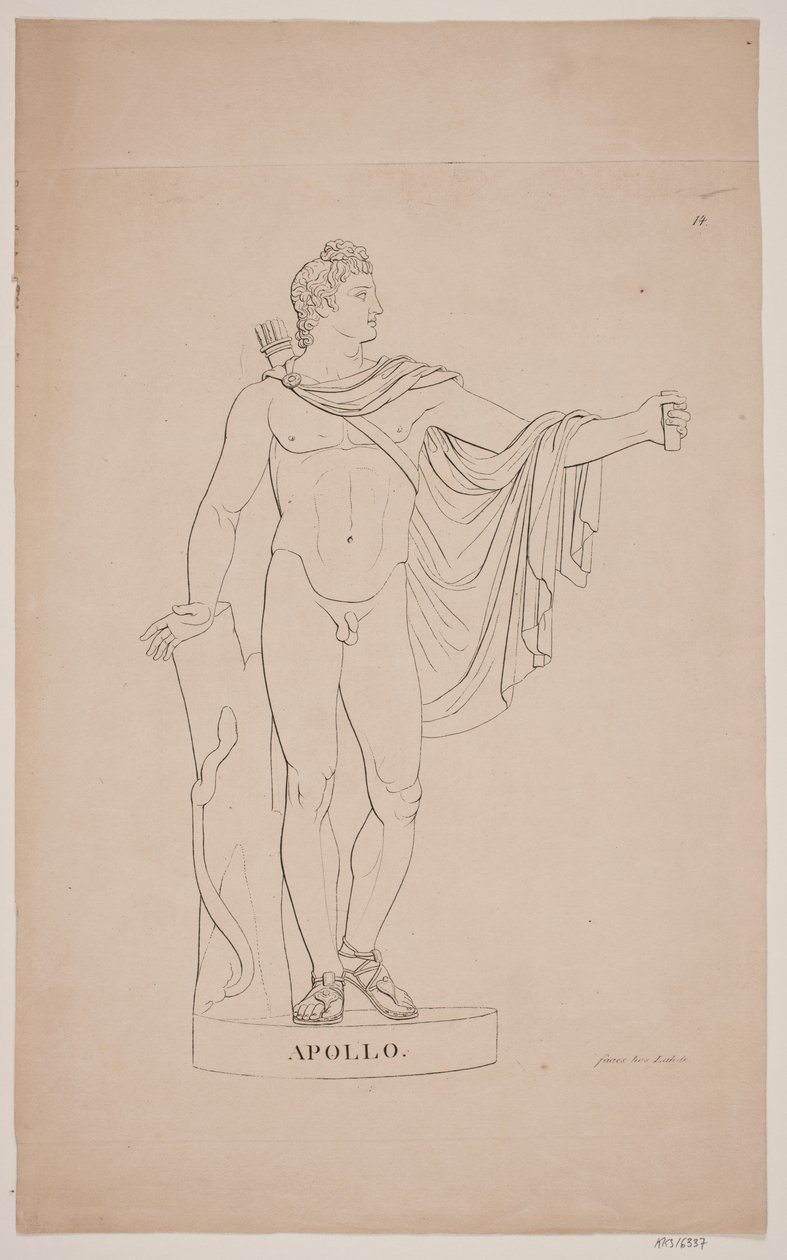 Apollo af Gerhard Ludvig Lahde