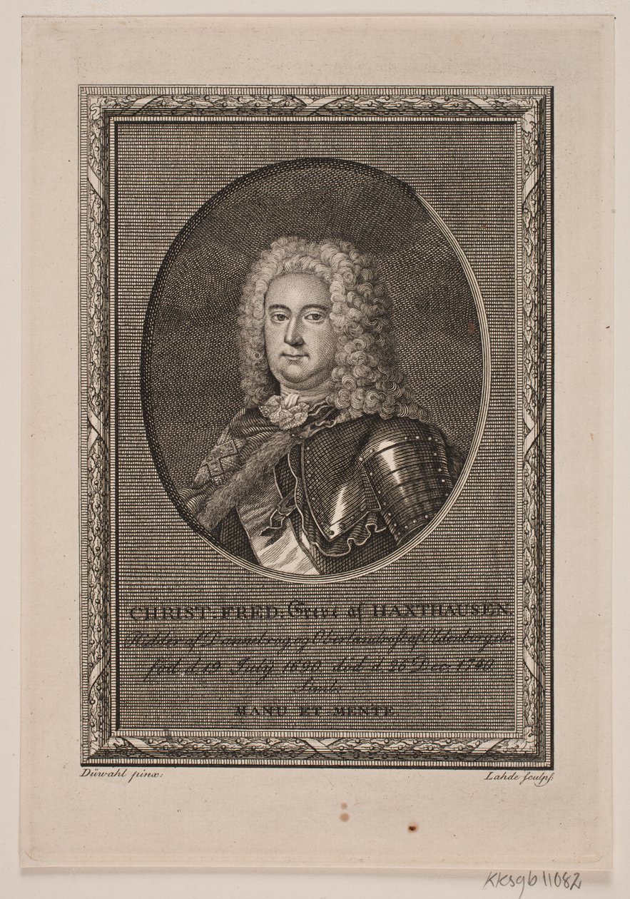 Christian Frederik greve af Haxthausen af Gerhard Ludvig Lahde