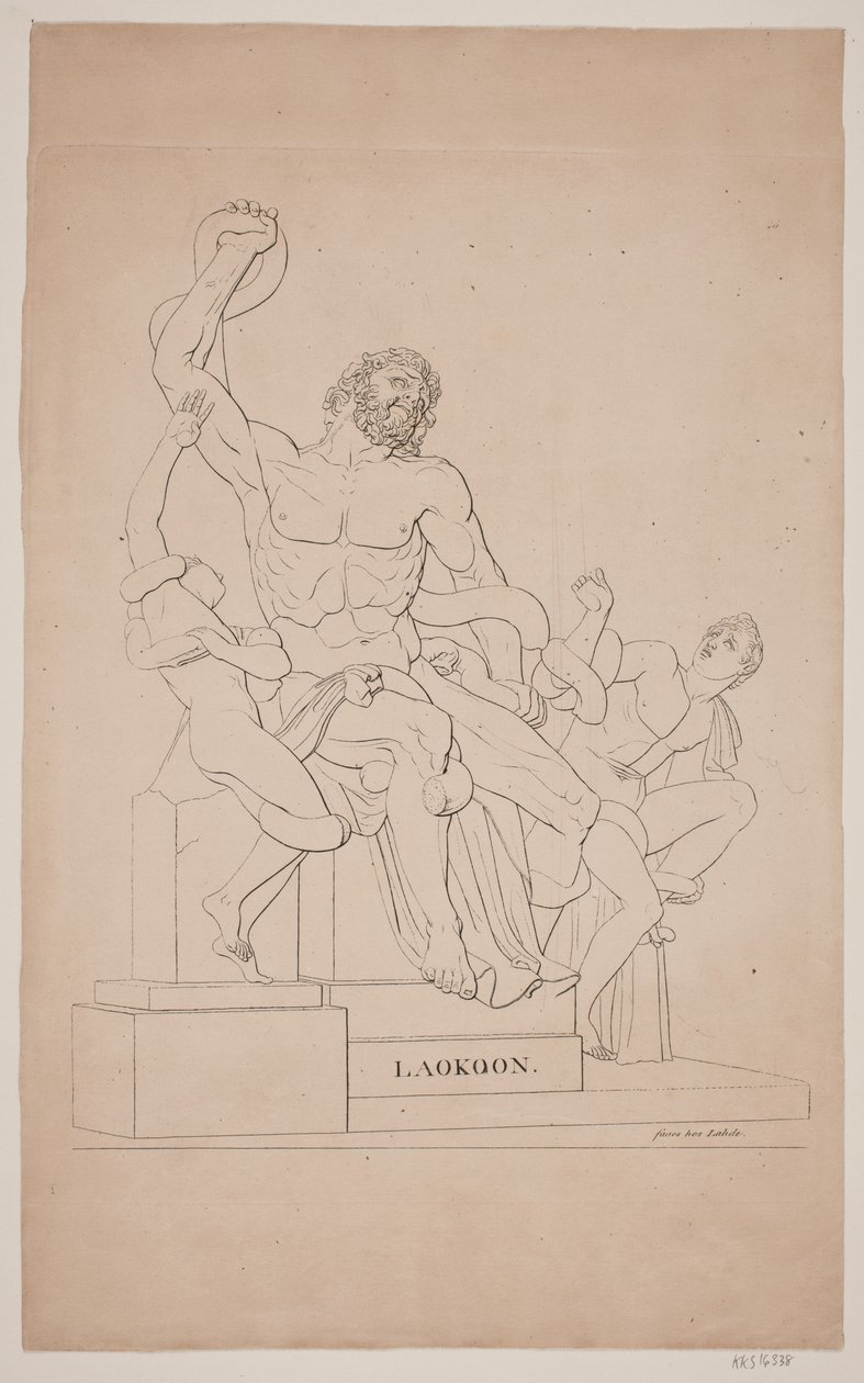 Laocoon af Gerhard Ludvig Lahde