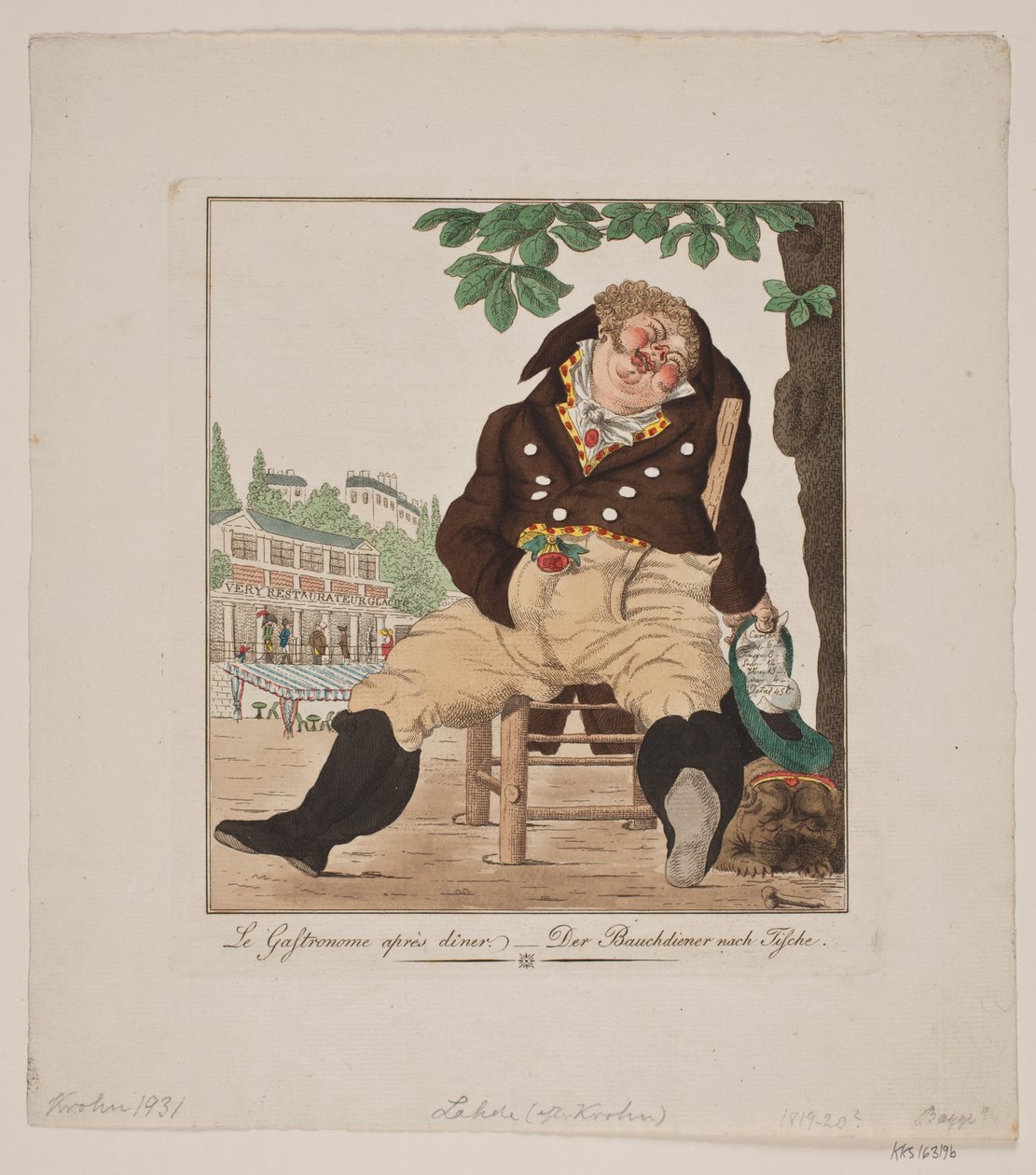 Gastronomen efter middagen af Gerhard Ludvig Lahde