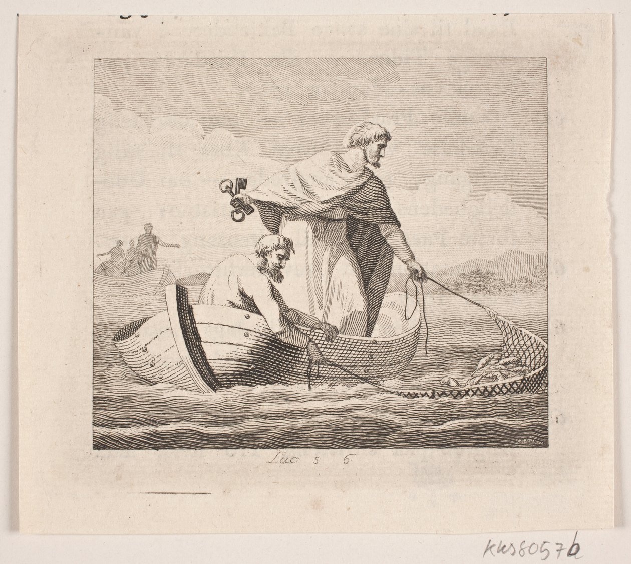 Peters fiskefangst af Gerhard Ludvig Lahde