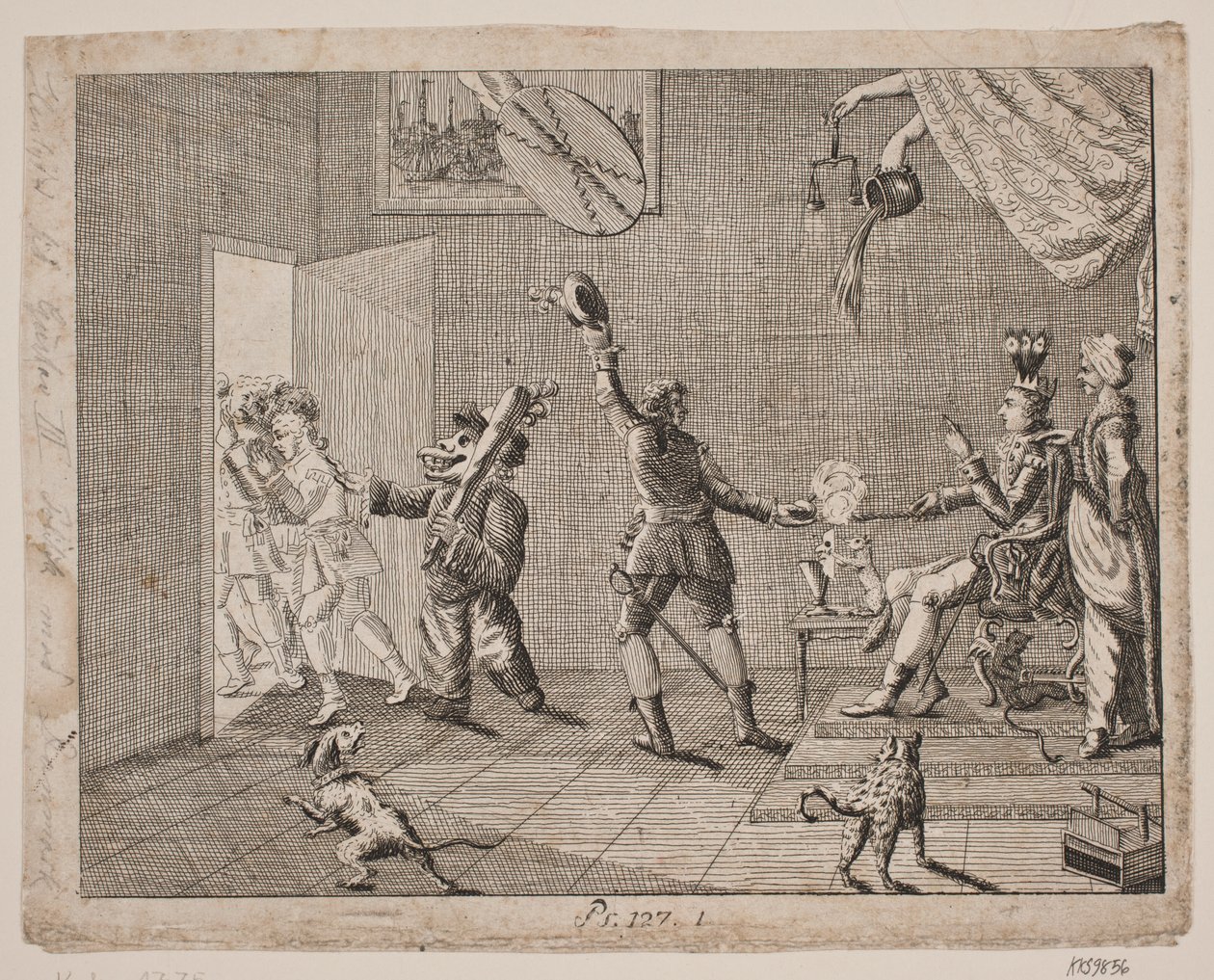 Satirisk blad af Gerhard Ludvig Lahde
