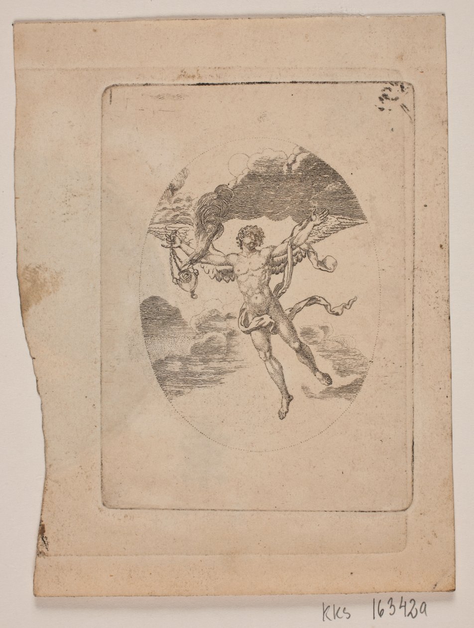 Svævende engel af Gerhard Ludvig Lahde