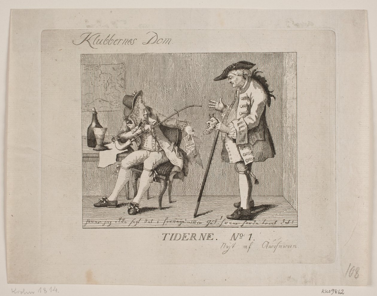 Tiderne no. 1, Klubbernes Dom af Gerhard Ludvig Lahde