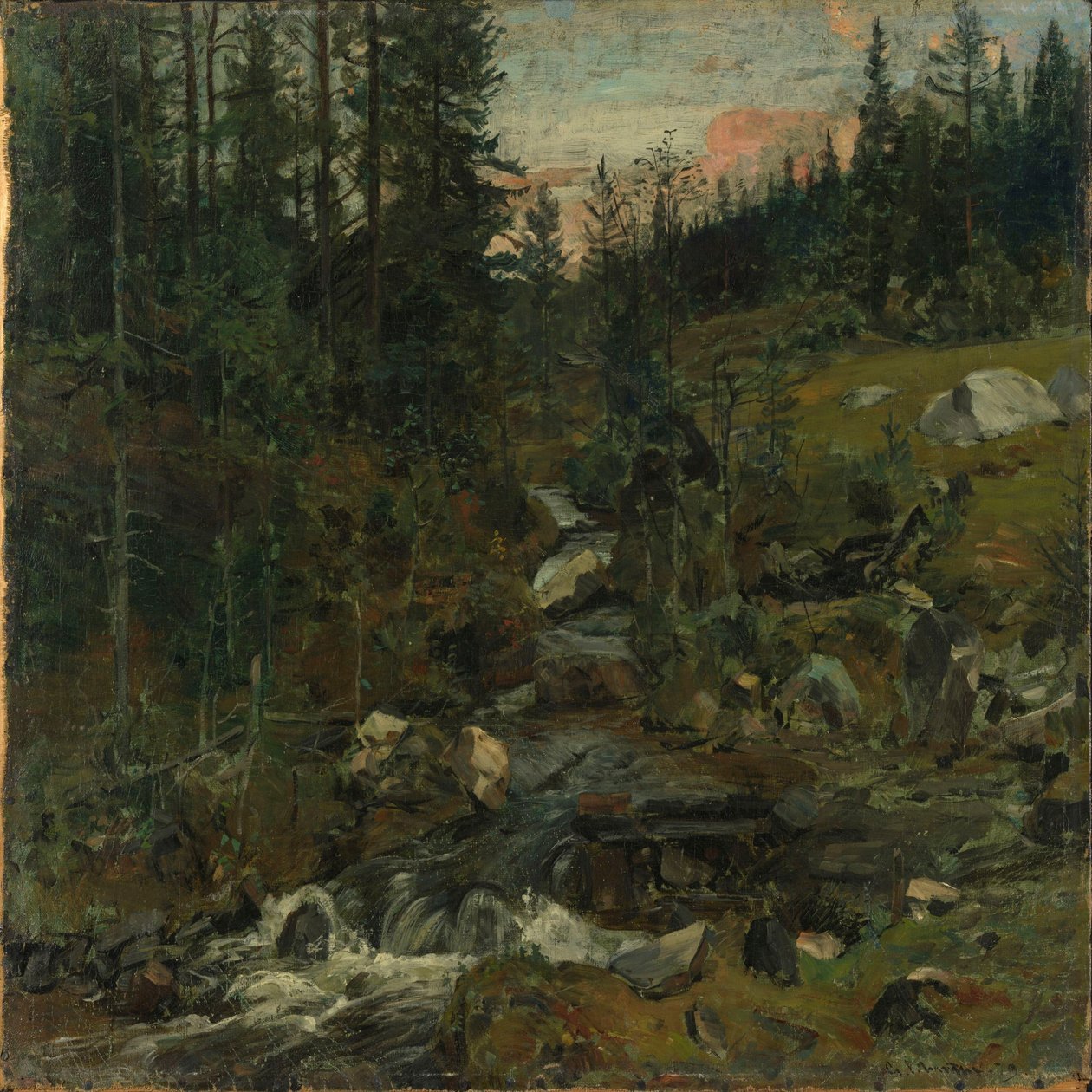 Brook ved Øylo af Gerhard Munthe