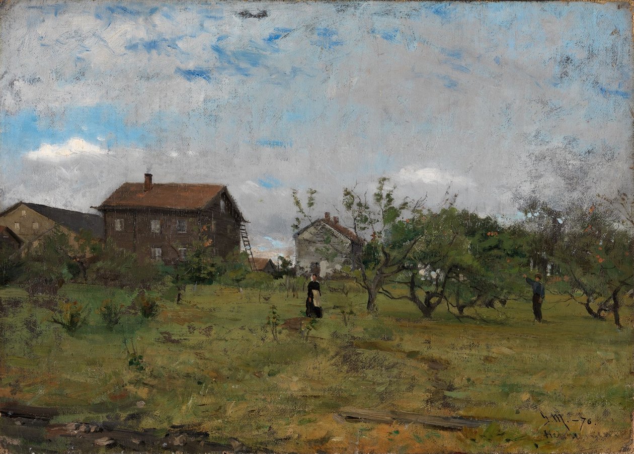 Gården ved Hedmark af Gerhard Munthe