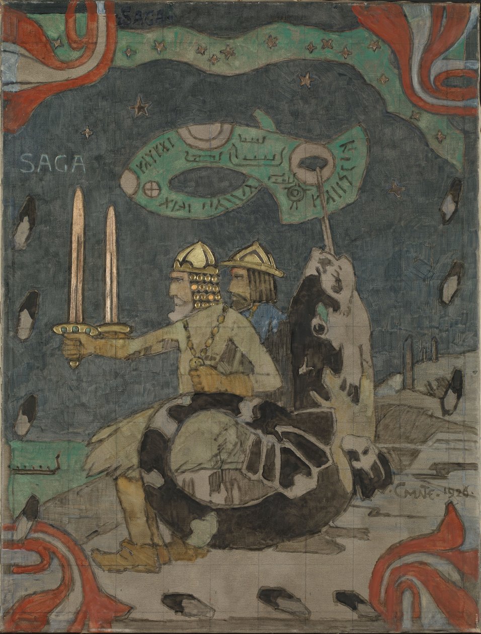 Saga, 1926. af Gerhard Munthe