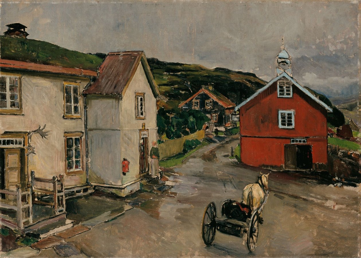 Gården i Kongsvoll af Gerhard Munthe