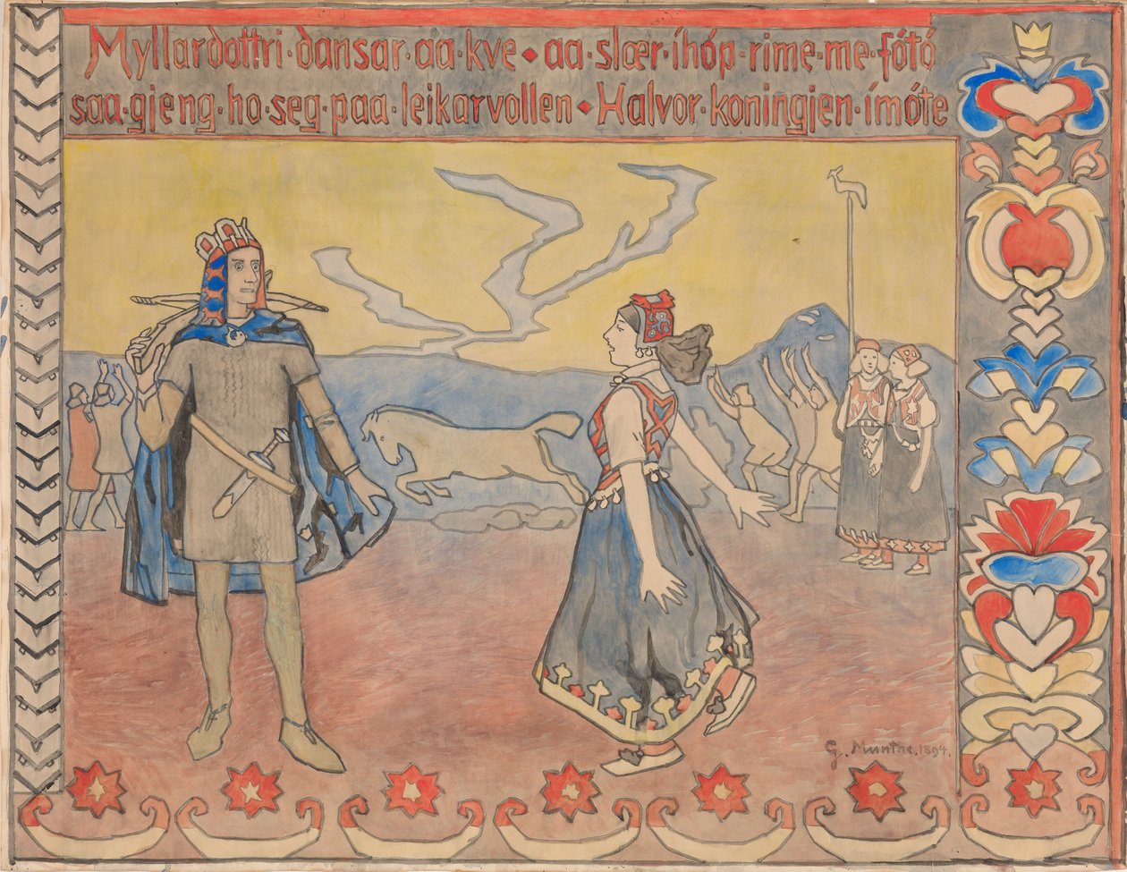Die Müllerstochter af Gerhard Munthe