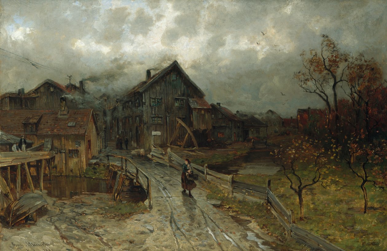 Nybro, Akerselva af Gerhard Peter Frantz Vilhelm Munthe
