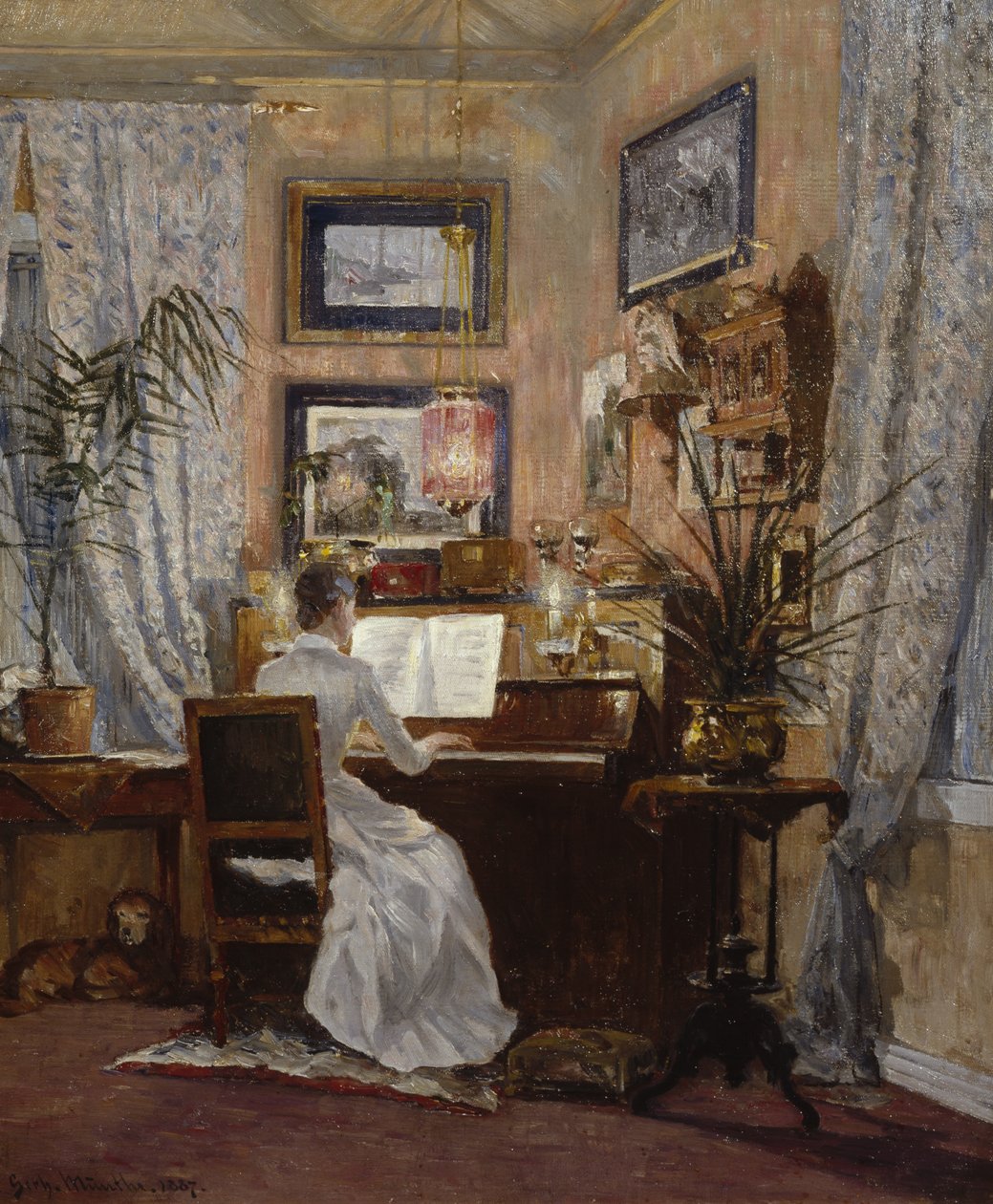 Hjemmet i Sandvika af Gerhard Peter Frantz Vilhelm Munthe