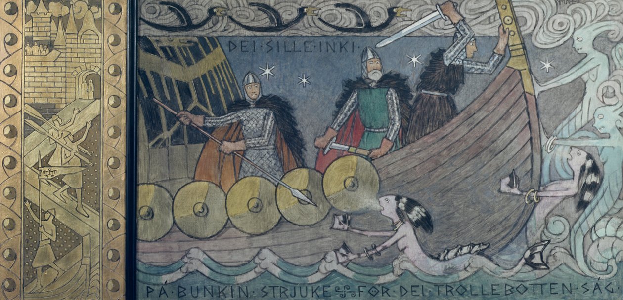 Åsmund Frægdegjevar (maleri) af Gerhard Peter Frantz Vilhelm Munthe