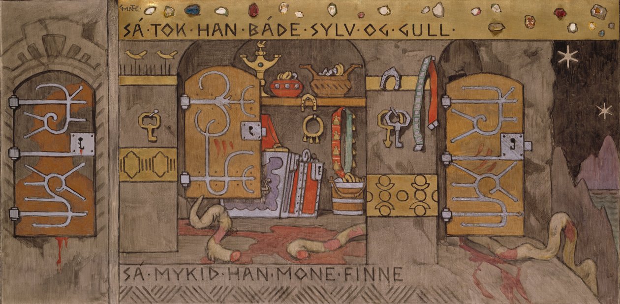Åsmund henter Sølv og Guld hjem af Gerhard Peter Frantz Vilhelm Munthe