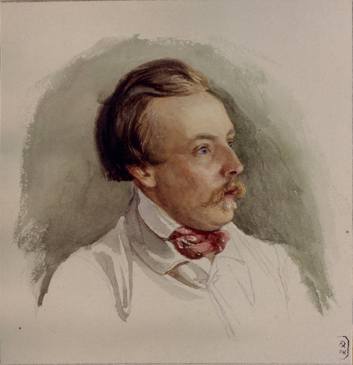 Portræt af maleren Alexander von Kotzebue 1815-1889, 1840
