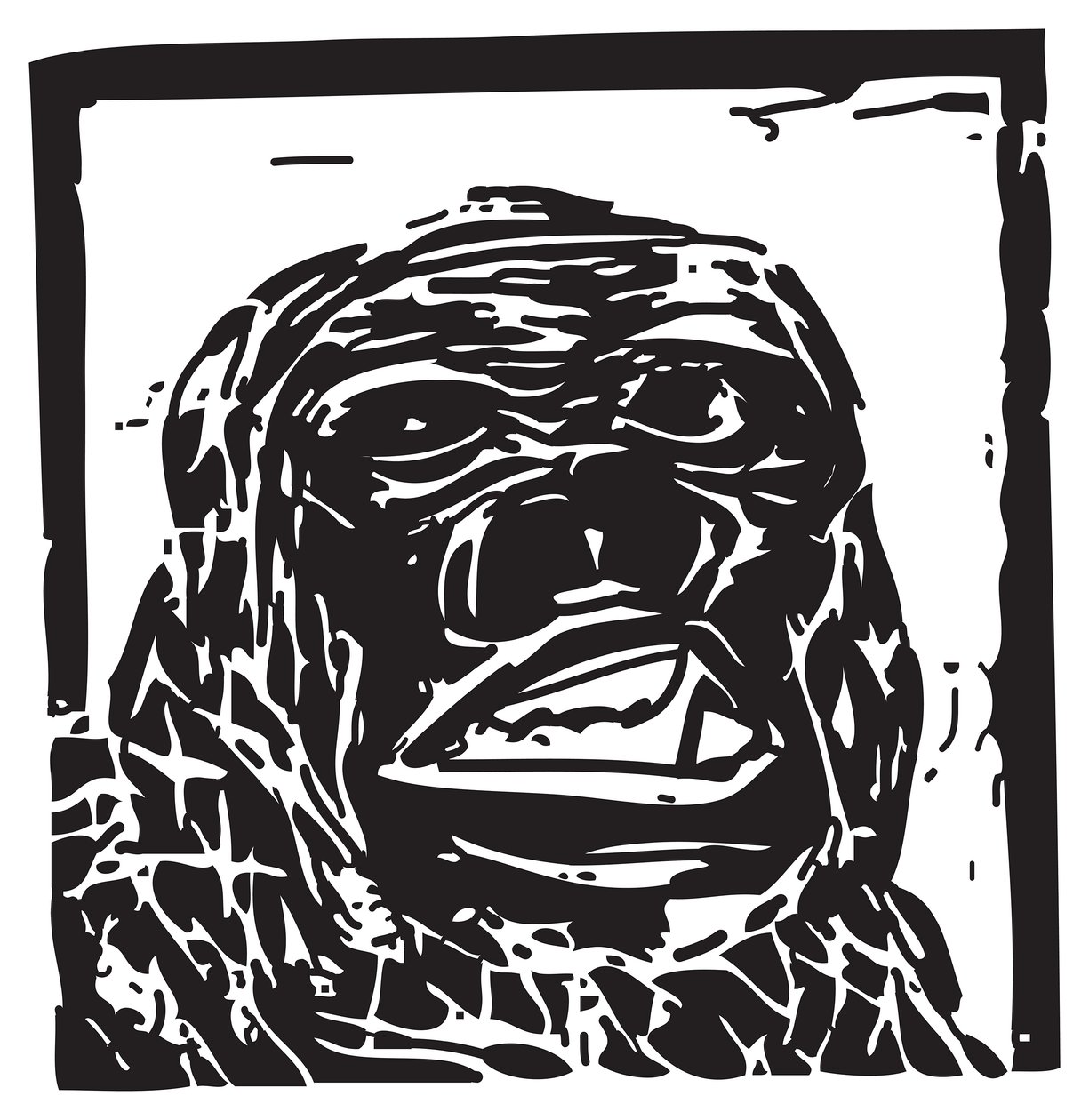 Tung gorilla af Gerhardt Isringhaus