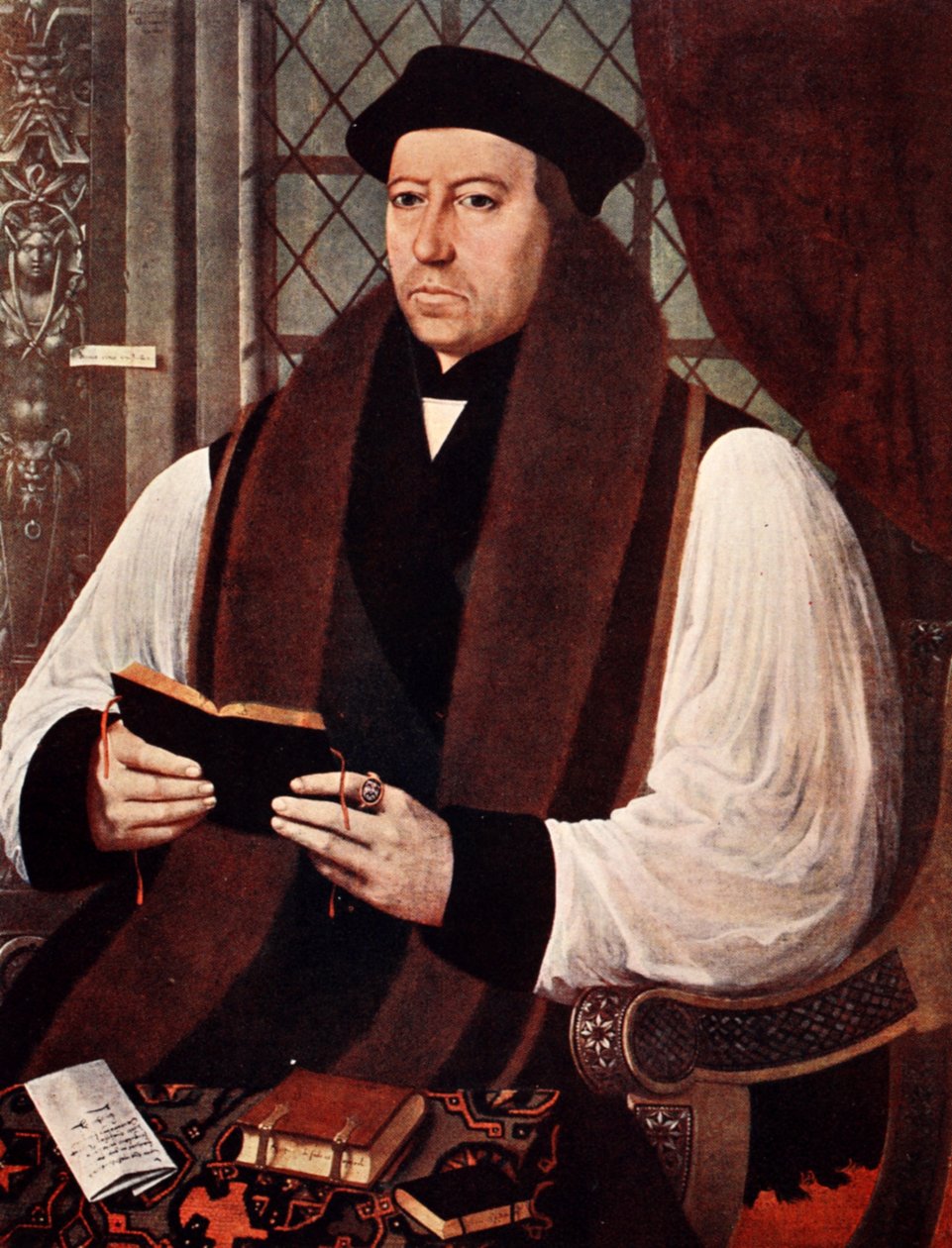 Ærkebiskop Cranmer, illustration fra 