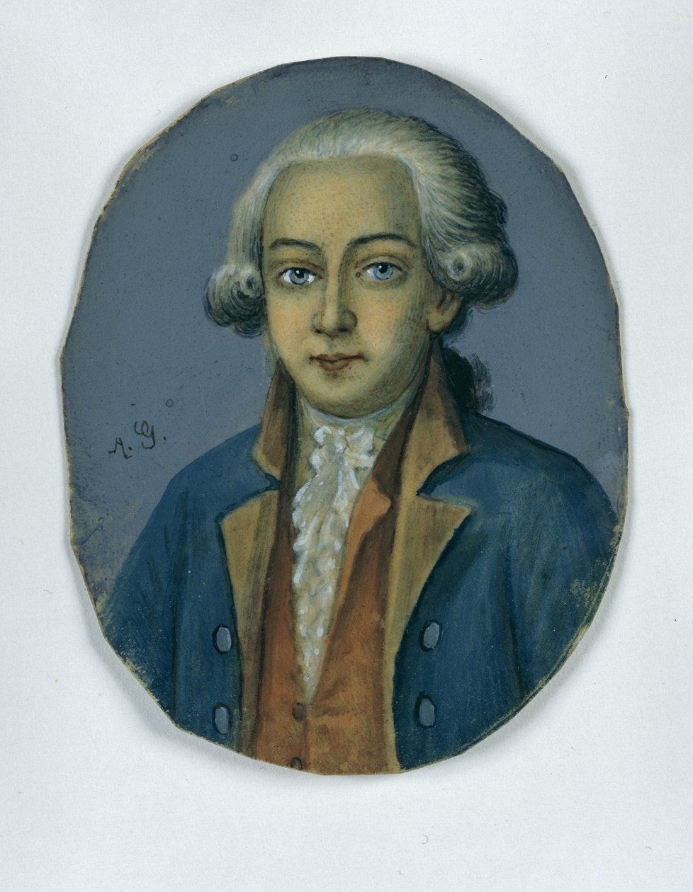 Anastasius Ludwig Mencken, ca. 1780 (pastel på papir) af German School