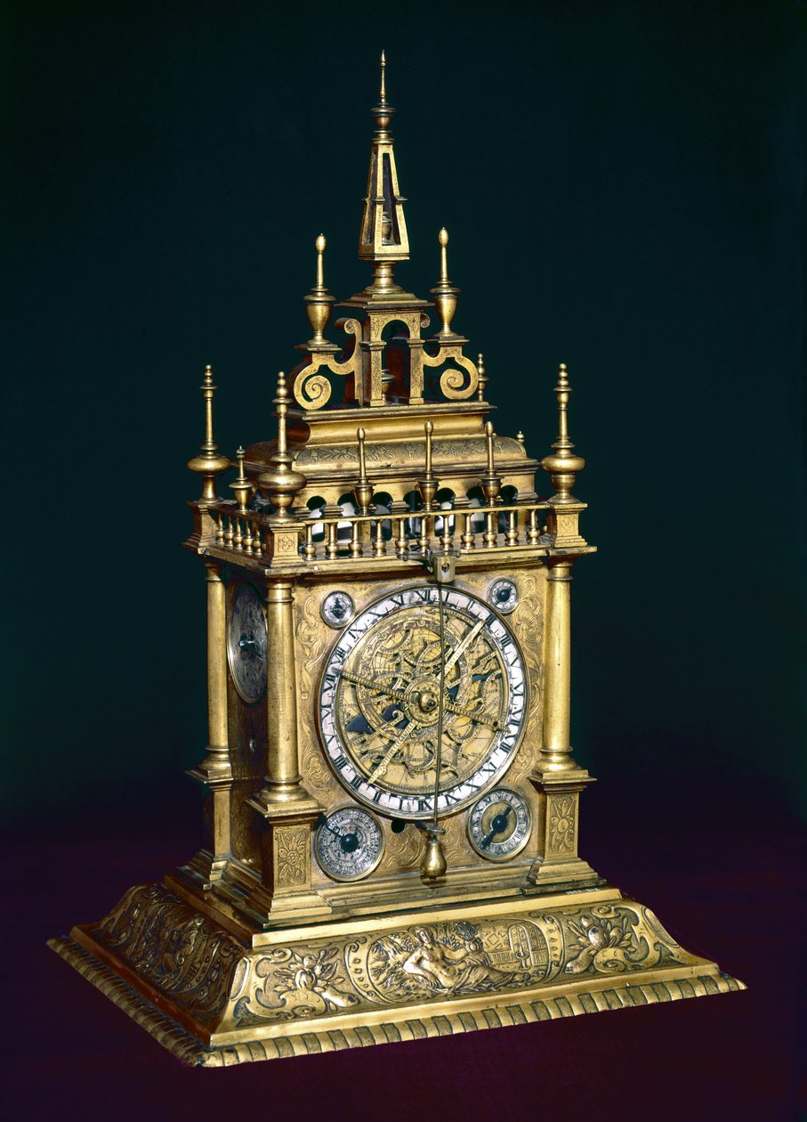 Augsburg ur, ca. 1630 (metal) af German School