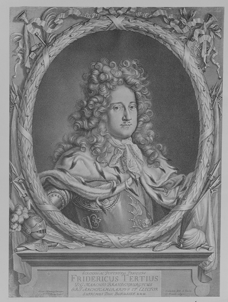 Friedrich I af Preussen, 1692 af German School
