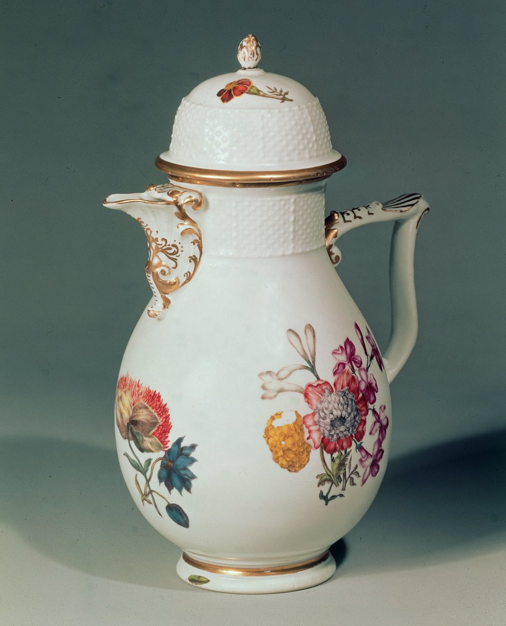 Meissen kaffekande, ca. 1740-50 (porcelæn) af German School