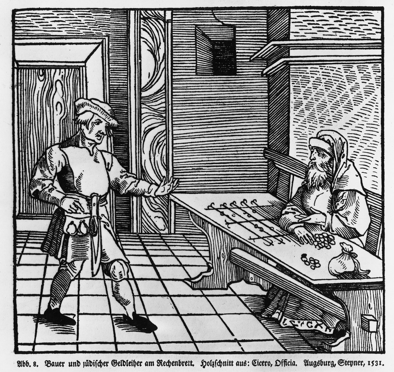 Money Lender, 1531 af German School