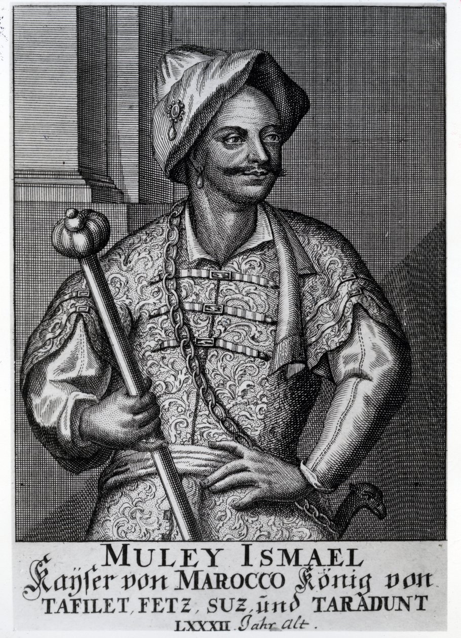 Moulay Ismail Ibn Sharif, 1719 af German School