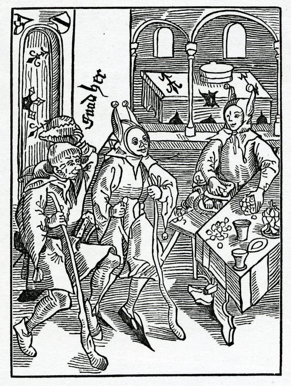 Af Auaryce eller Couetyse og prodygalyte, illustration fra Alexander Barclays engelske oversættelse af 