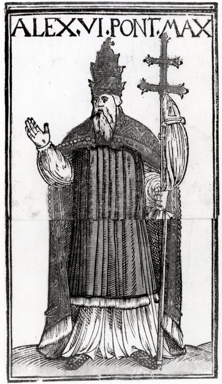 Pope Alexander VI af German School