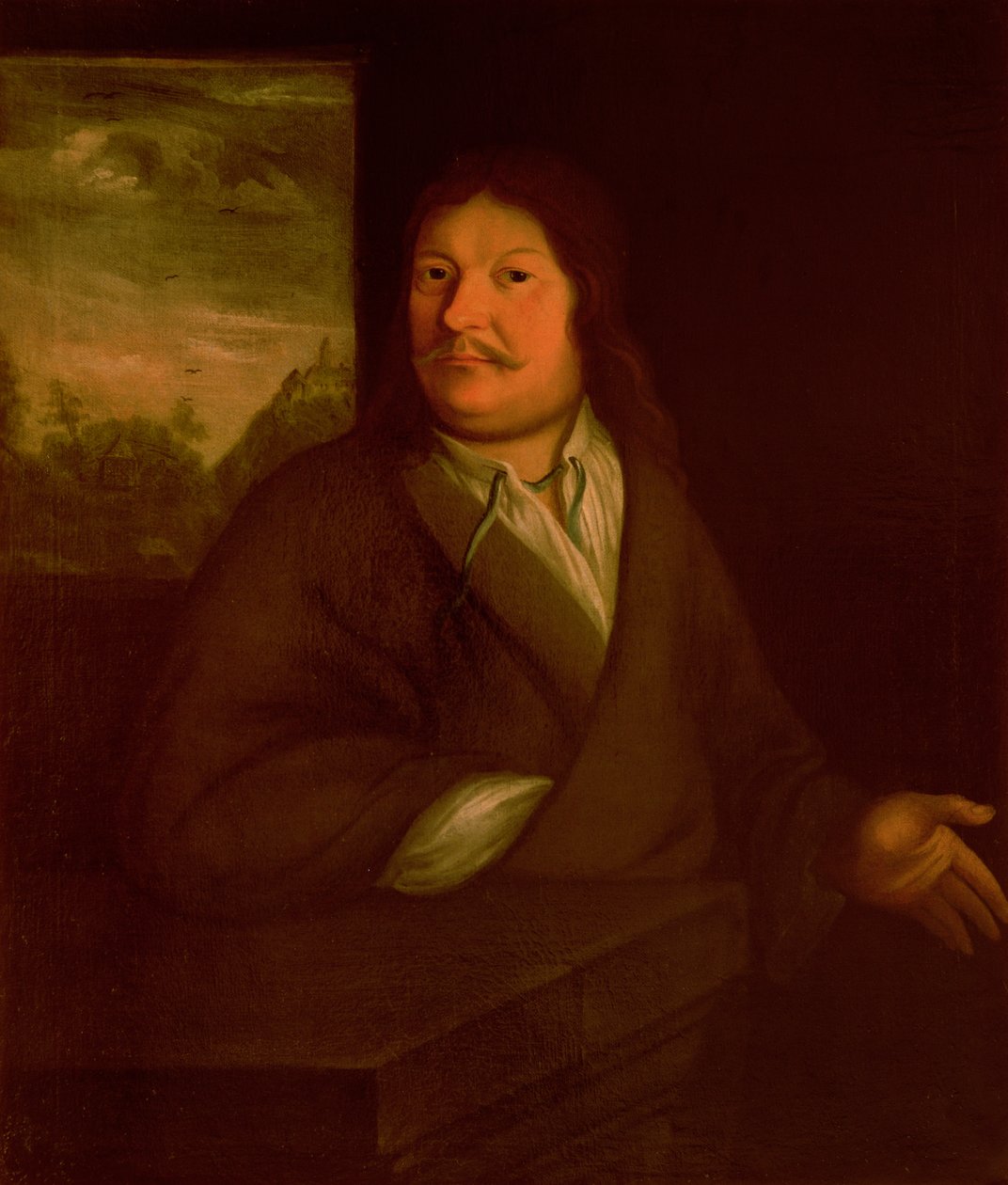 Portræt af Johann Ambrosius Bach (1645-95), 1685 af German School