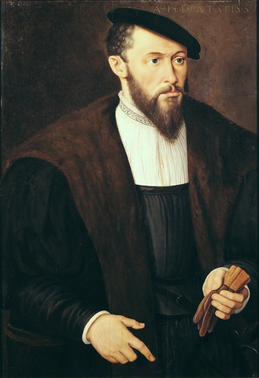 Portræt af en mand, 1549 af German School
