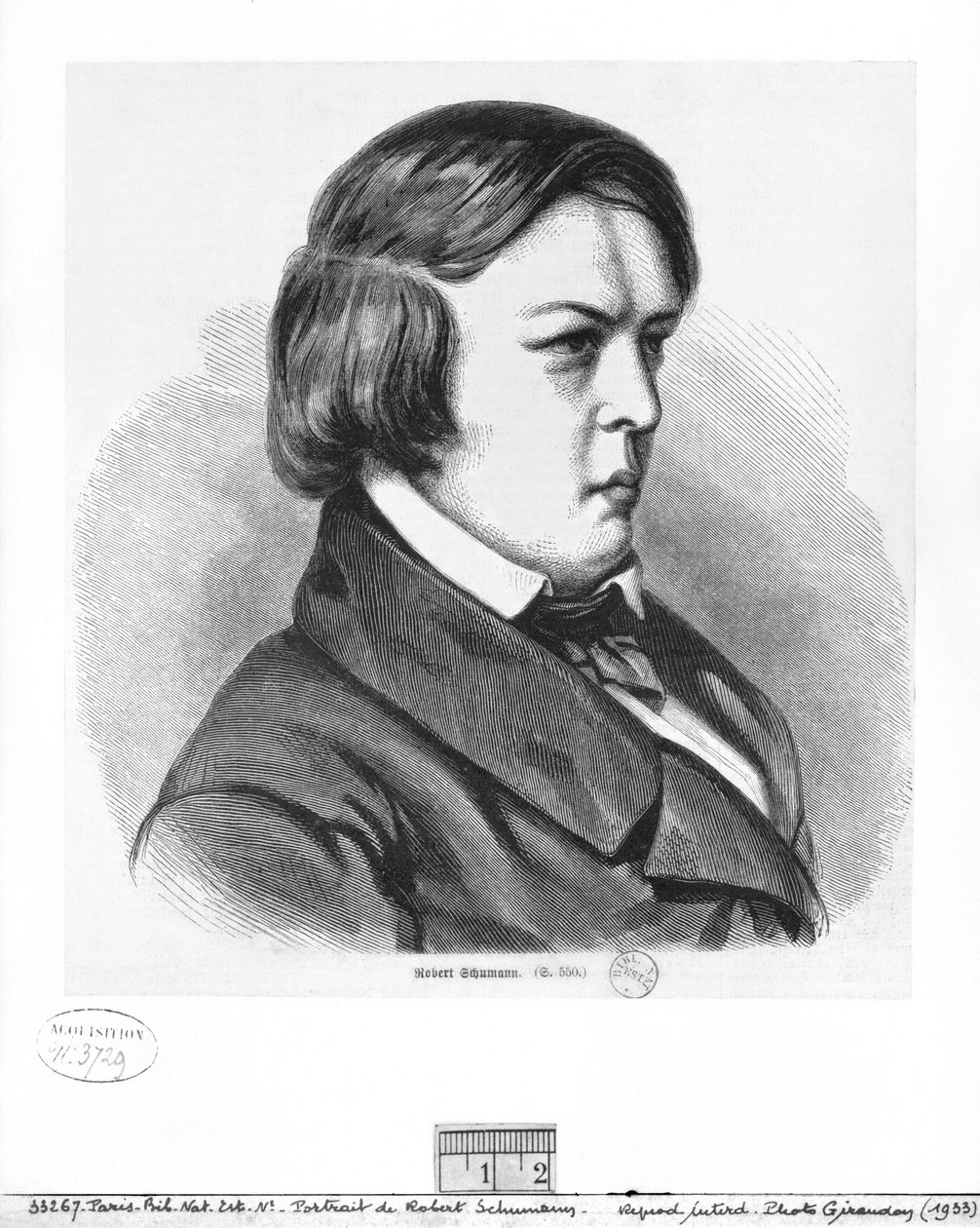 Robert Schumann (1810-56) af German School