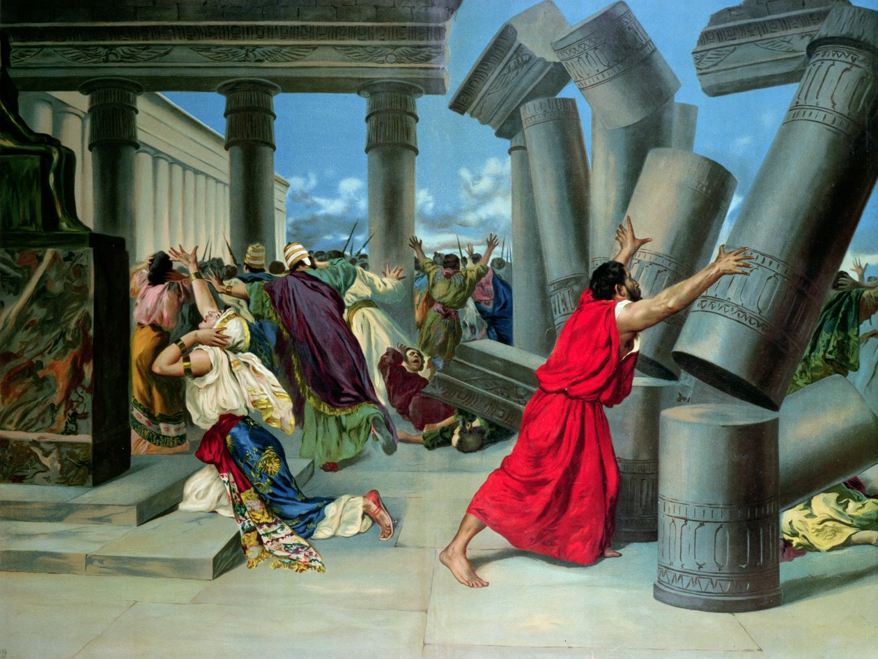 Samson og Delila og ødelæggelsen af templet af German School