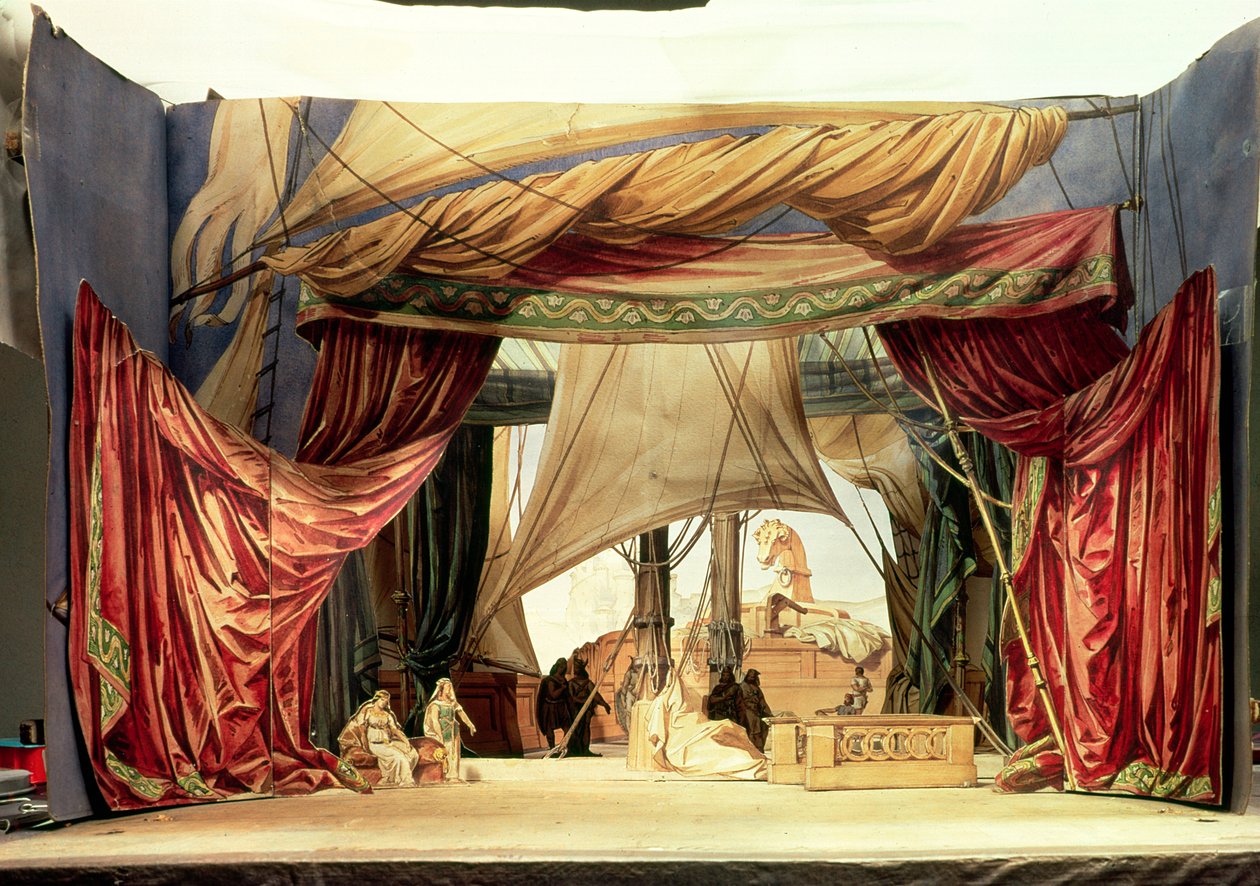 Scenemodel til operaen 