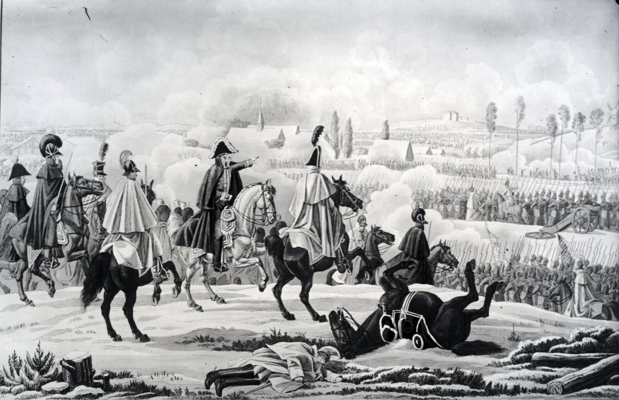 Slaget ved Brienne, 1. februar 1814 af German School